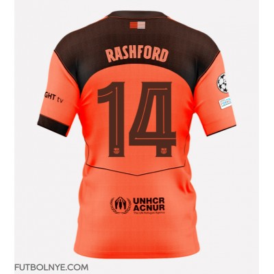Camiseta Barcelona Marcus Rashford #14 Tercera Equipación 2025-26 manga corta Camiseta Barcelona Marcus Rashford #14 Tercera Equipación 2025-26 manga corta